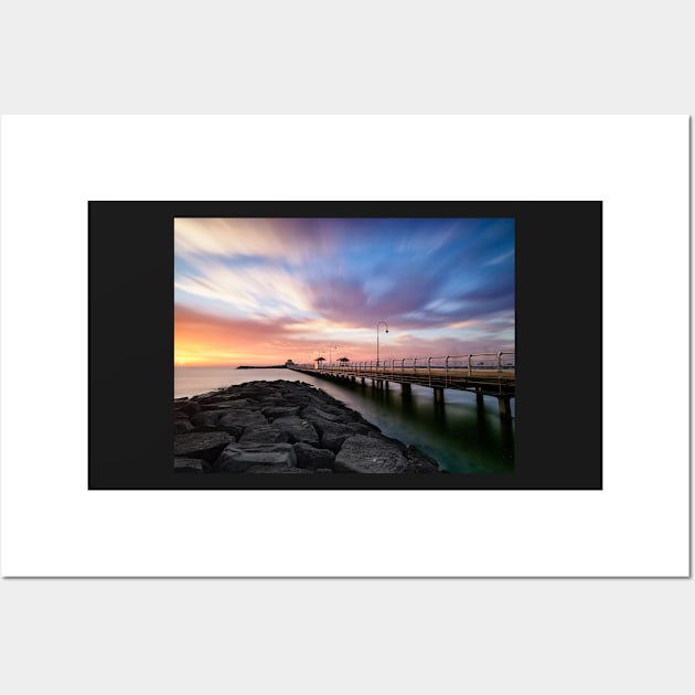 St Kilda Sunset LE Wall Art by LukeDavidPhoto